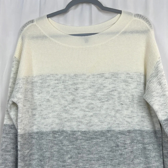 Talbots Women’s Large Long Sleeve Ombré Knit Ribbed Pullover Sweater - Picture 5 of 7